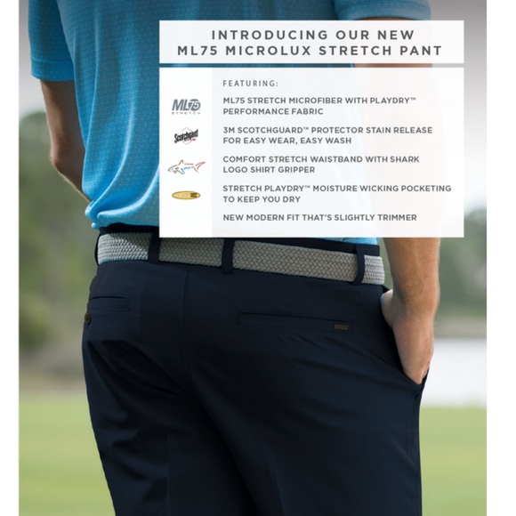 GREG NORMAN MICROLUX STRETCH PANT - Picture 2 of 8